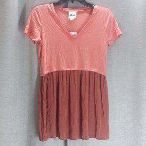 NEW 2 Tone Coral Dress Shirt